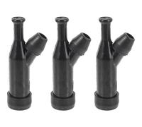 SUPVOX Capuchons de Bougie D'allumage 3pcs pour Générateur à Essence en Plastique Noir, Haute Pression, Résistance Mécanique, pour Tondeuse à Gazon et Pompe à Eau