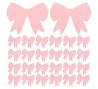 SUPVOX Cartes de placement pour mariage 50 pièces en papier rose, nœud 3D élégant, personnalisables, pour organisation de fête et shower