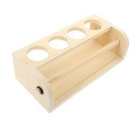 SUPVOX Chevalet en Bois Simple et Élégant Porte-rouleau de Papier à Peindre, Surface Lisse sans Bavure, Facile à Utiliser pour Accessoires de Dessin et Rangement