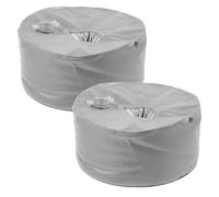SUPVOX De Poids De Base Remplissable d'eau 2 Pièces Lestage pour Pied De Parasol Et Drapeau De Plage Léger Résistant À l'usure pour Jardin Et Extérieur