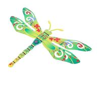 SUPVOX Décoration Murale Libellule en Métal Vert pour Jardin et Extérieur, Sculpture Suspendue, Art de Clôture et Plaque Murale Décorative, Terrasse et Porche