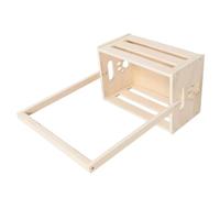 SUPVOX Étagère de Rangement Vintage en Bois Beige pour Garçon et Filles, Finition Grain de Bois Classique, Pratique Nettoyage et Stockage Sécurisé des Jouets et Articles de Bébé, Usage