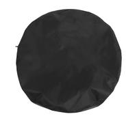 SUPVOX Housse Brasero 100cm en Tissu Oxford Noir, Housse Ronde Pliable et Portable pour Barbecue Extérieur, Protection Élégante et Résistante pour Foyer de Jardin