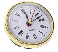 SUPVOX Insert de Tête D'horloge Ronde Rétro en Plastique avec Mouvement Précis, Chiffres Romains, Facile à Lire, pour Petites Horloges et Boutiques