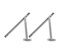 SUPVOX Loquets de Fenêtre Limiteur Réglable pour Fenêtres à Battant Lot de 2 en Acier Argenté sans Perçage Contrôle Ventilation Maison Protection Sécurité Garçon et Filles
