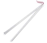 SUPVOX Lot de 2 Barres LED Rigides 50 Cm en Aluminium, Lumière Blanche Chaude, Étanche Ip65, Basse Tension 12v, Éclairage sous Meuble et Vitrine, Bande Lumineuse et Polyvalente