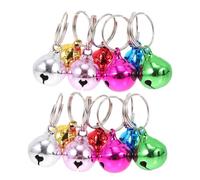 SUPVOX Lot de 24 Clochettes Métalliques 14 Mm Peintes Couleur Bonbon, Accessoires Décoratifs Multifonctions pour Collier de Chat et Chien, Fournitures DIY pour Décoration et Bricolage,