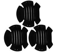 SUPVOX Lot de 3 Inserts Universels pour Casque de Sécurité en Plastique Noir Trous de Ventilation, Doublure Robuste Adaptée aux Travailleurs en Extérieur