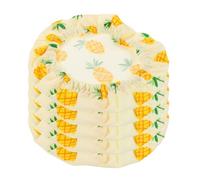 SUPVOX Lot de 5 Couvercles en Coton 100% Pur Coton Lavables et Réutilisables, Diamètre 8-9 Cm, Couvre-Bols Respirants Anti-poussière pour Fermentation, Bocaux à Levain et Préparation