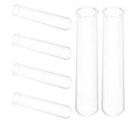 SUPVOX Lot de 6 Mini Vases en Verre Transparent 15 ML Tubes à Eau pour Fleurs Hydroponiques Tubes Décoratifs Compacts 20x100 Mm pour Décoration Intérieure, Bureau et Propagation Plantes
