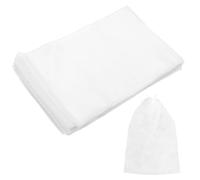 SUPVOX Paquet à Chaussures 32x48 Cm en Tissu Non Tissé Anti-poussière Blanc 50 Pièces Rangement Facile pour Voyage et Maison Chaussures et Bottines