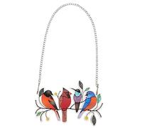 SUPVOX Pendentif Peinture Branche Doiseau - Décoration Murale En Acrylique Ornement Parfait Pour Nimporte Quelle Pièce