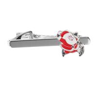 SUPVOX Pince à Cravate Père Noël en Alliage Solide Accessoire Festif pour Hommes Pince Décorative pour Cravates Classiques Fixation Sécurisée pour Fêtes et Occasions Professionnelles