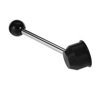 SUPVOX Poignée de Machine à Plier les Bijoux, Poignée de Cintreuse à Bagues de Bijouterie en Acier Chromé avec Tête de Connexion, Installation Rapide, pour Fabrication de Bijoux et DIY