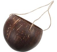 SUPVOX Pot de fleurs en coque de noix de coco Grand panier suspendu Paniers suspendus Jardinières Paniers suspendus Espace de rangement Porte-fleurs suspendu Paniers à fleurs suspendus Décoration d'in