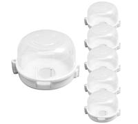 SUPVOX Protection Boutons de Cuisinière à Gaz en PC 6 Pièces, Résistante à L'usure, Protège Garçon et Filles Manipulation, Cuisine Sécurisée