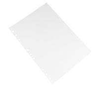 SUPVOX Recharge de Papier B5 à Points 90 Feuilles Blanches 9 Trous pour Prise de Notes et Dessin Quotidien Cahier à Feuilles Mobiles