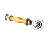 SUPVOX Rouleau de Pression D'écran Outil de Perlage en Acier Inoxydable et Bois, Rouleau à Roulement Lisse pour Moustiquaire de Fenêtre, Usage Répété