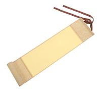 SUPVOX Rouleau Suspendu Rétro Mini en Tissu Vierge pour Calligraphie et Dessin, Décor Mural Beige Papier Doré, Accessoire Artistique pour Écriture et Peinture, 1 Pièce