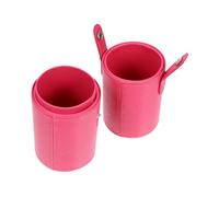 SUPVOX Seau de Rangement Couvercle Anti-poussière, Capacité Suffisante, Voyage en Cuir PU pour Pinceaux de Maquillage Rangement à Domicile