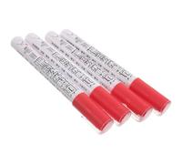 SUPVOX Stylo Peinture Rouge pour Retouche Pierre Tombale, Lot de 4, Plastique, Facile à Manipuler, Contrôle Précis du Remplissage pour Restauration et Gravure