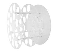 SUPVOX Support de Rangement Rotatif pour Rouleaux en Vinyle 18 Emplacements | Acrylique et Métal, Plateau Tournant 360°, Bords Arrondis, Accès Facile