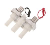 SUPVOX Vanne Électrovanne Intelligente 13 Métal Plastique pour Toilette | Remplacement à Double Tête Étanche, Commande par Impulsion, Sortie Stable, Installation Simple, Blanc