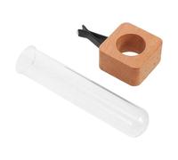 SUPVOX Vase Soliflore Voiture en Bois de Hêtre, Clip Carré Compact pour Grille D’aération, Décoration Hydroponique Tableau de Bord, Support Propagation Plantes, Présent Élégant