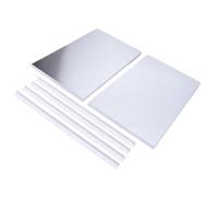 SUPYINI Kit D'isolation de Climatiseur de Fenêtre avec Panneaux en Aluminium, Bandes et Films Auto-adhésifs pour Unités AC de 5000 à 22000 BTU