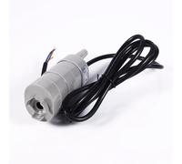 SUPYINI Mini Pompe à Eau Submersible DC 12V, Moteur à Haute efficacité pour Fontaines D'étang à Poissons D'aquarium 207g (Ligne nue noire de 1,5 M)