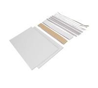SUPYINI Panneau D'isolation pour Climatiseur, Panneau en Mousse Isolante Efficace contre les Courants de Chaleur pour Fenêtre, unité AC, Matériau en Mousse, 2 Panneaux et Bande Adhésive EVA pour Usage