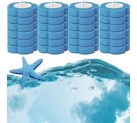 SUQ Tête de Rechange Pour Brosse de Toilette, brosse de toilette jetable, Système de nettoyage jetable avec 24 PCS Remplissages(Goût de la mer)