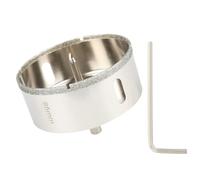 SUQIN Scie Cloche Diamantée 95 mm Avec Foret Guidage De Centrage,Scie Cloche Carrelage、Foret Trépan Diamant pour Carrelage Pour Percer Verre, Carrelage, Céramique, Marbre, Granit