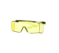 Sur-lunettes de Sécurité 3M™ SecureFit™ 3700, Branches citron Vert, Traitement Anti-buée (K&N) Scotchgard™, Optique Jaune, SF3703SGAF-GRN-EU