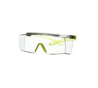 Sur-lunettes de Sécurité 3M™ SecureFit™ 3700, Branches Citron Vert, Traitement Anti-buée (K&N) Scotchgard™, Optique Transparent, SF3701SGAF-GRN-EU