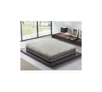 Sur-Matelas 120x200 en mousse à mémoire de forme de 10 cm avec revêtement amovible en aloe vera