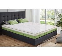 sur-Matelas 140 x 190 cm 2 Places en Fibre Bambou memoire de Forme avec Un epaisseur de 4 cm orthopedique pour soulagement des tensions Musculaires