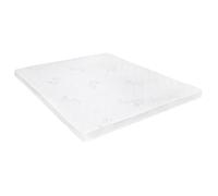 Sur-Matelas 160 X 200 Cm Mousse De Gel 7 Cm Blanc