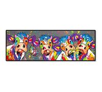 sur Toile Tableau Vaches ColoréEs Graffiti Toile Tableau Peinture Murale Art Salon Chambre Decoration à La Maison Moderne Murale Tableaux sans Cadre