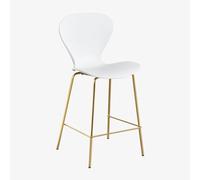 Sur un tabouret haut. Doré ¿65 cm