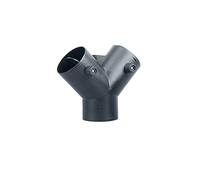 Surakey 75 mm Type-Y Canal de ventilation avec clapet de soupape pour chauffage de stationnement diesel Accessoires de sortie d'air Type T Accessoires coude de tuyau Connexion de sortie d'air
