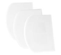 SURDOCA Corne Patisserie Coupe Pate Pain - 3P 4.7x3.7'' Antidérapante Plastique Sans BPA Bord et Coin Tranchants Souple Racloir Coupe Pate Patisserie - Accessoires de Décoration Outils de Modelage