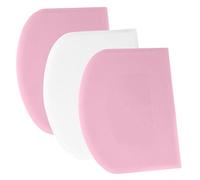 SURDOCA Corne Patisserie Coupe Pate Pain - 3P 7.1x4.9'' Antidérapante Plastique Sans BPA Bord et Coin Tranchants Souple Racloir Coupe Pate Patisserie - Accessoires de Décoration Outils de Modelage
