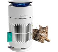 SureAire Purificateurs d'air pour chat avec filtre HEPA, purificateur d'air de bureau avec préfiltre remplaçable et teaser pour chat, filtres d'admission d'air à 360 ° Modèle: AP-D1-GP201-T