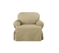 Surefit Housse de Coussin en Toile de Coton Lourde Kaki