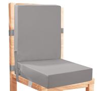Surélévation pour siège auto enfant - CuirPolyuréthaneimperméable - Antidérapant - Portable - 2 sangles - Boucle de sécurité - Rembourrage en éponge confortable - Siège élévateur