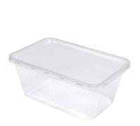 SURELOCK Lot de 50 récipients 500 ml sans BPA | Micro-ondes, lave-vaisselle, congélateur | Boîte à déjeuner