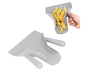 SURENHAP Pelle à ensacheuse à frites Pelle à frites en plastique de qualité alimentaire Pelle à frites domestique à piscine pelle