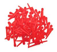 SurePromise Lot de 100 lames de rechange en plastique pour tondeuse à gazon Gardena 9823 9825 Rouge 70 mm