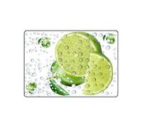 Surface de découpe Citron vert en verre 28.5 x 20 cm